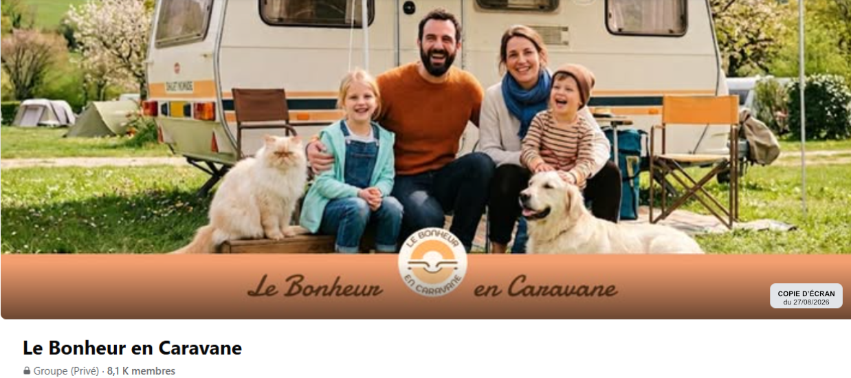 Visuel Le Bonheur En Caravane